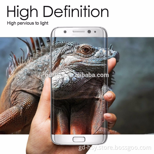 Hot Sale Full Curved Edge Pet 3d Hd Clear Screen Protector For Samsung Galaxy note 7 Film